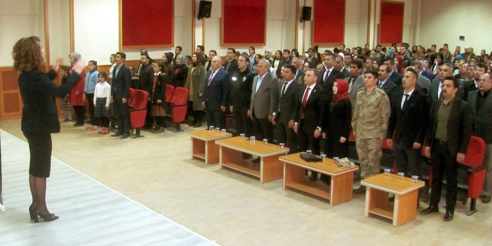 Araban’da İstiklal Marşının kabulü programı düzenlendi 