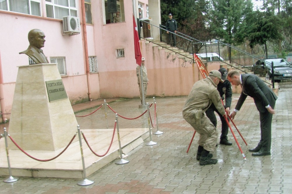 Araban’da sade 18 Mart töreni 