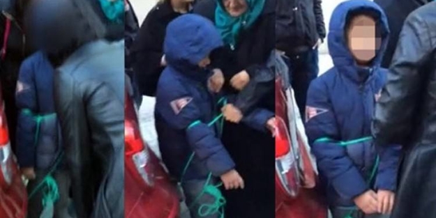 Arabanın arkasına bağlanan çocuğun babası konuştu