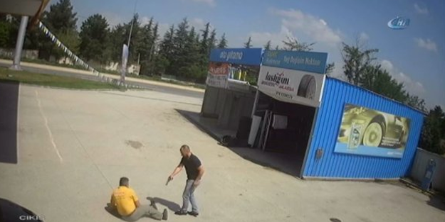 Aracını yıkamayan lastikçiye kurşun yağdırdı!