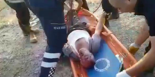 Arabayı kurtarayım derken uçurumdan yuvarlandı