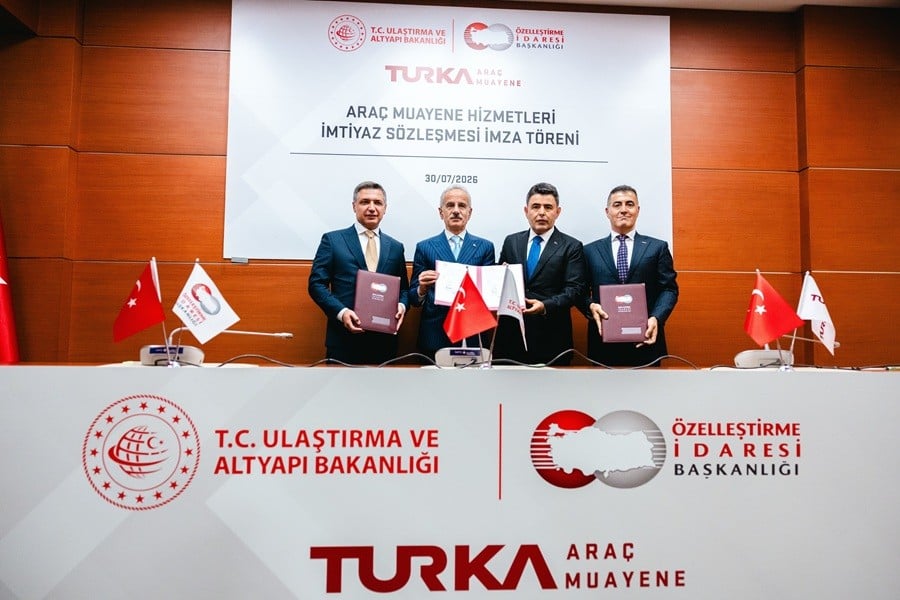Araç muayene sistemi için 1,72 milyar dolarlık anlaşmada imzalar atıldı