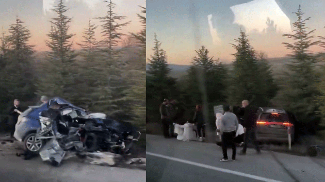 Araç paramparça oldu! Ters yönden gelen Clio Togg ile kafa kafaya çarpıştı