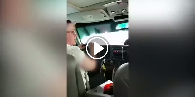 Aracı yıkanırken bakın başına ne geldi!