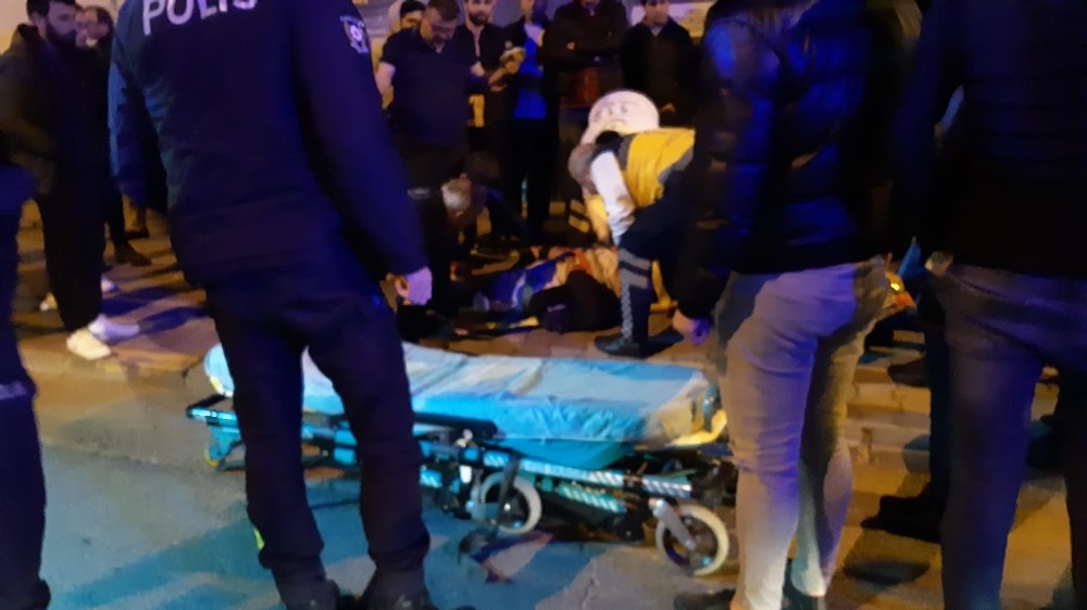 Aracın çarptığı engelli vatandaş yaralandı 