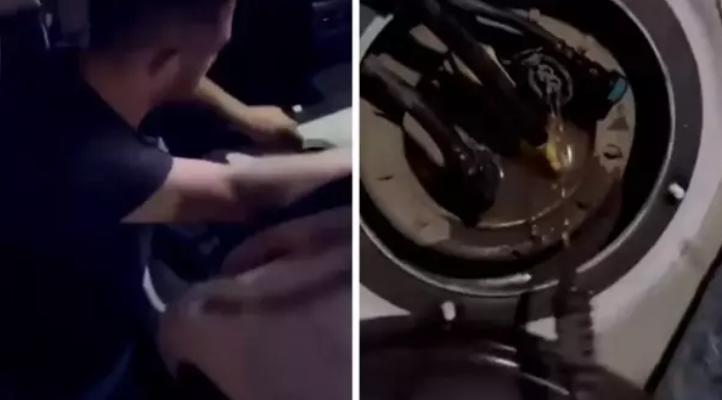Aracına mazot alan adam hayatının şokunu yaşadı! 