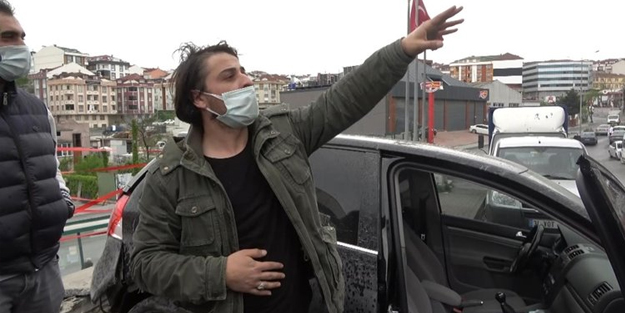 Aracını öyle görünce şok oldu! 