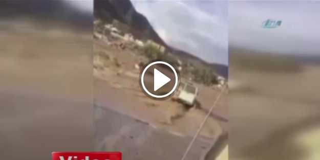 Aracıyla birlikte sulara gömüldü!