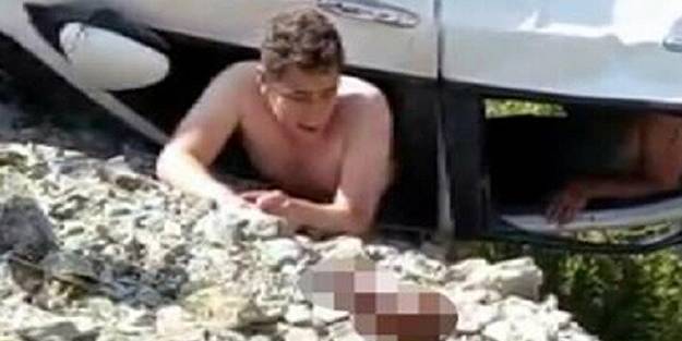 Aracıyla takla atan vatandaşın ilk isteği herkesi şok etti!