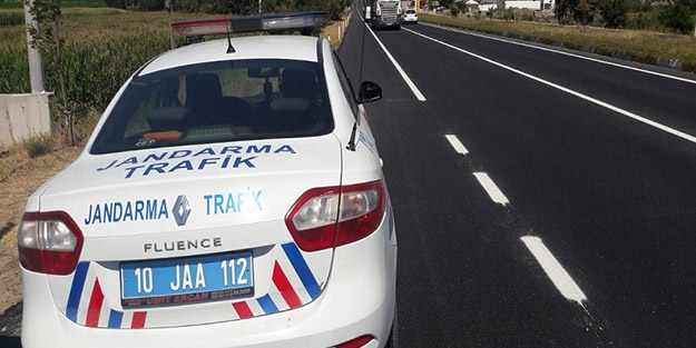 Araçlar jandarmanın radarından kaçamadı! Binlerce lira ceza kesildi
