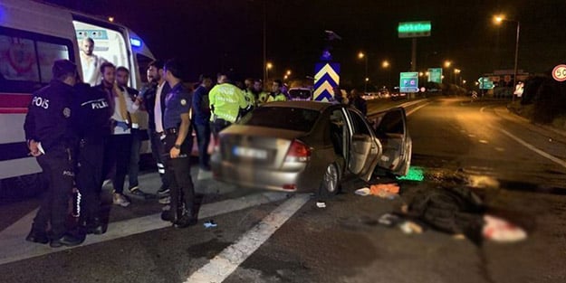 Araçtan yola savruldu! İstanbul'daki kazada anne ve kızı hayatını kaybetti