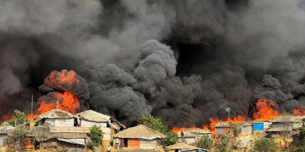 Arakanlı Müslümanların kaldığı kampta yaşanan yangın 'planlı bir sabotaj eylemi' çıktı