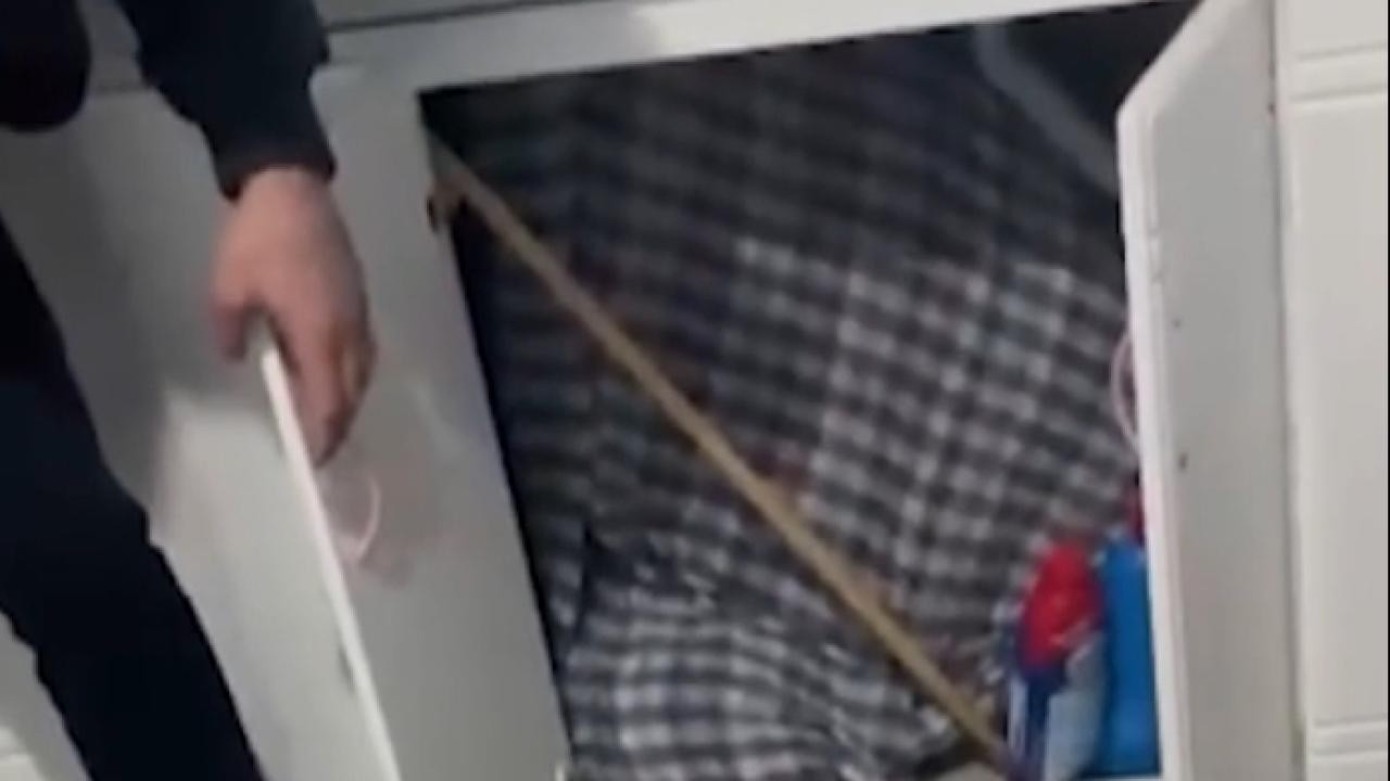 Aranan firari hükümlü mutfak dolabından çıktı