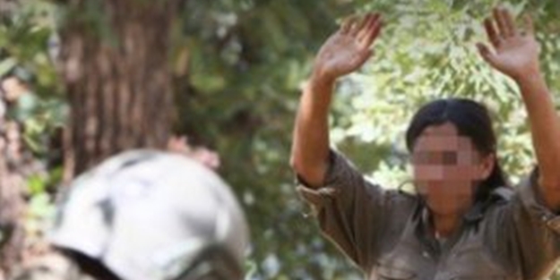 Aranan PKK'lı terörist teslim oldu