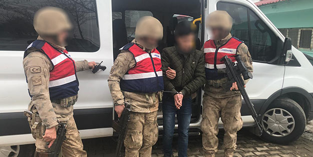 Aranan PKK'lı terörist enselendi
