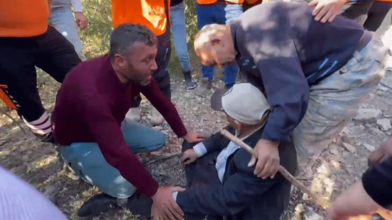 Aranan yaşlı adamdan iyi haber geldi