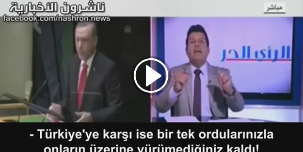 Arap spiker Erdoğan'ı böyle savundu!