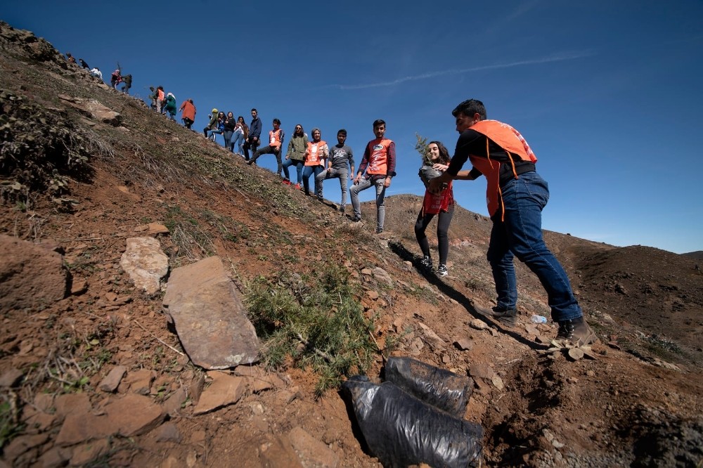 Arapgir’de 3 bin fidan toprakla buluştu