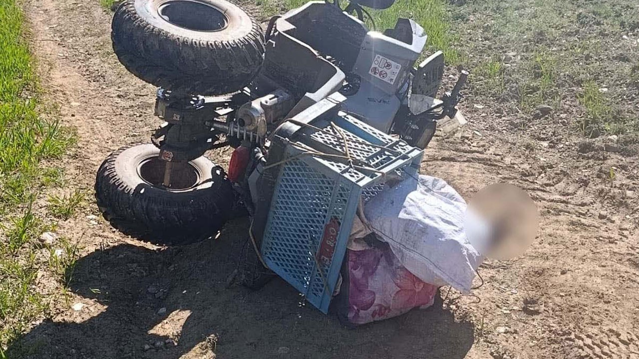 Arazi yolunda ATV faciası! 52 yaşındaki kadın aracın altında kaldı