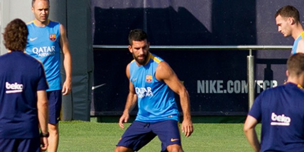 Arda Turan ilk antrenmanına çıktı