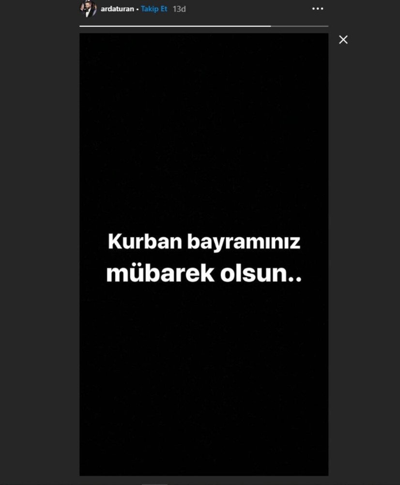 Arda Turan’dan bayram ironisi! 