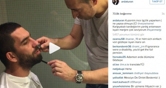 Arda Turan’dan Göztepe marşı