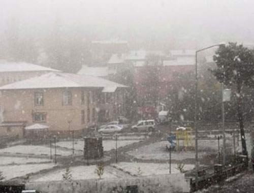 Ardahan'da kar yağışı başladı!