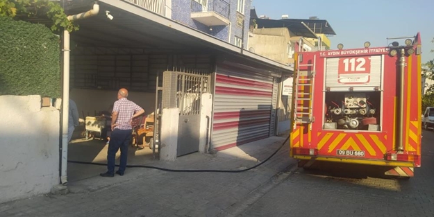 Ardiye yangını kısa sürede söndürüldü