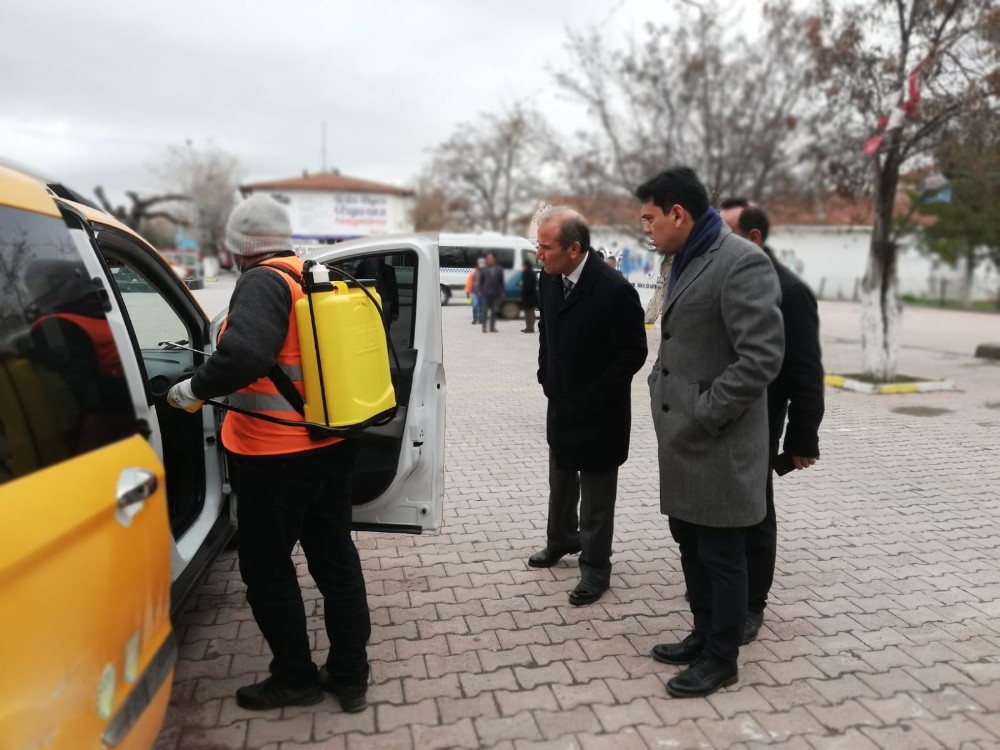 Arguvan’da korona virüs önlemi 