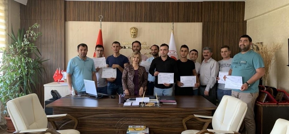 Arıcılık Kursuna katılanlara belgeleri verildi 