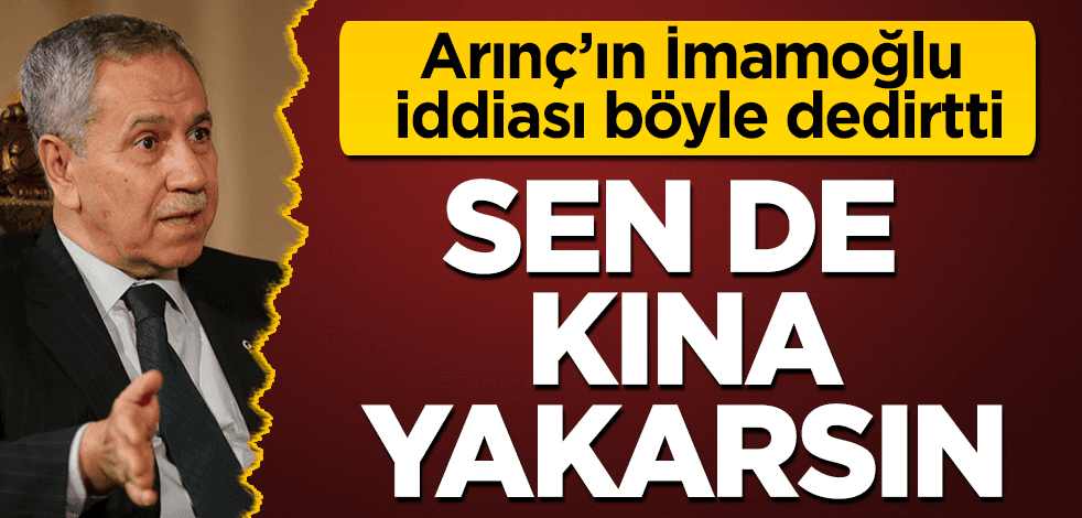 Arınç'tan 