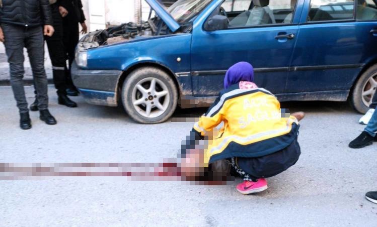 Arıza yapan arabası, sonunu hazırladı... Feci olay