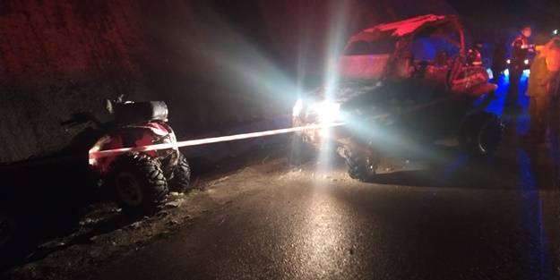 Arızalanan arazi aracını çekerken devrilen ATV sürücüsü öldü