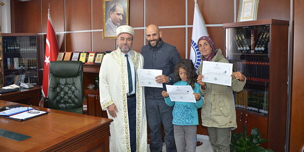 Arjantinli aile Kapadokya'da Müslüman oldu