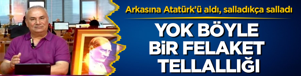 Arkasına Atatürk'ü aldı, salladıkça salladı!