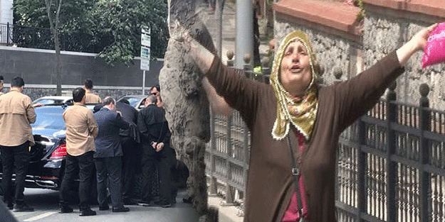 Erdoğan'ın konvoyunu durdurdu