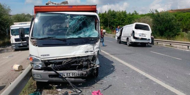 Arnavutköy'de feci kaza! Camdan fırlayıp öldü