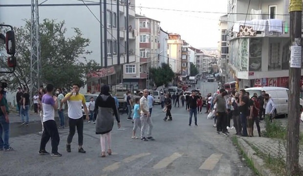 Arnavutköy'de hareketli dakikalar! Mahalleli sokağa döküldü