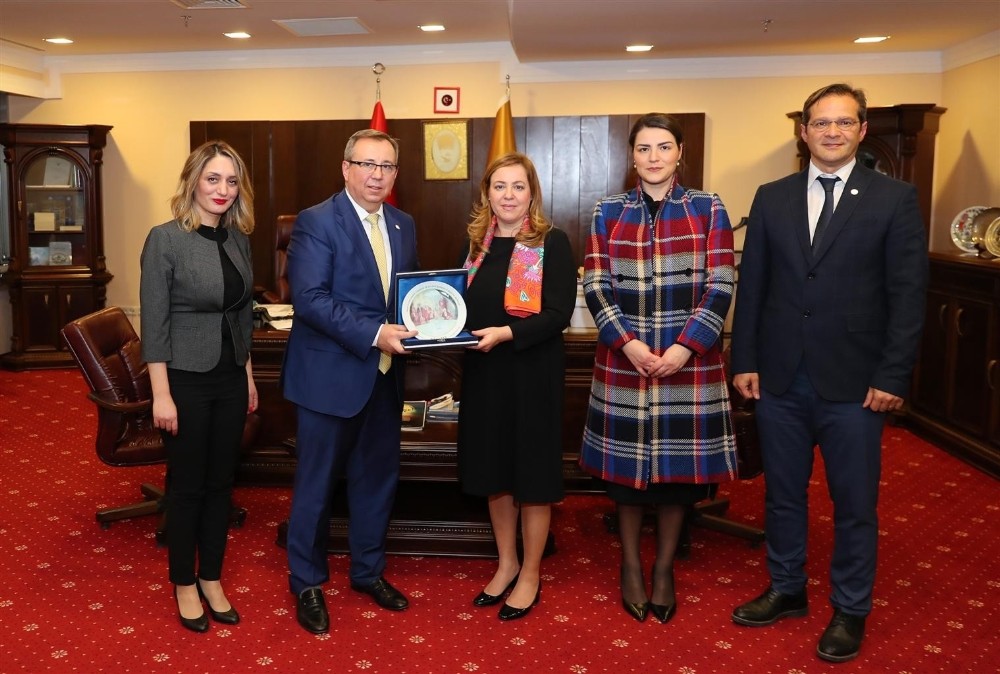 Arnavutluk İstanbul Başkonsolosu’ndan Trakya Üniversitesine ziyaret 