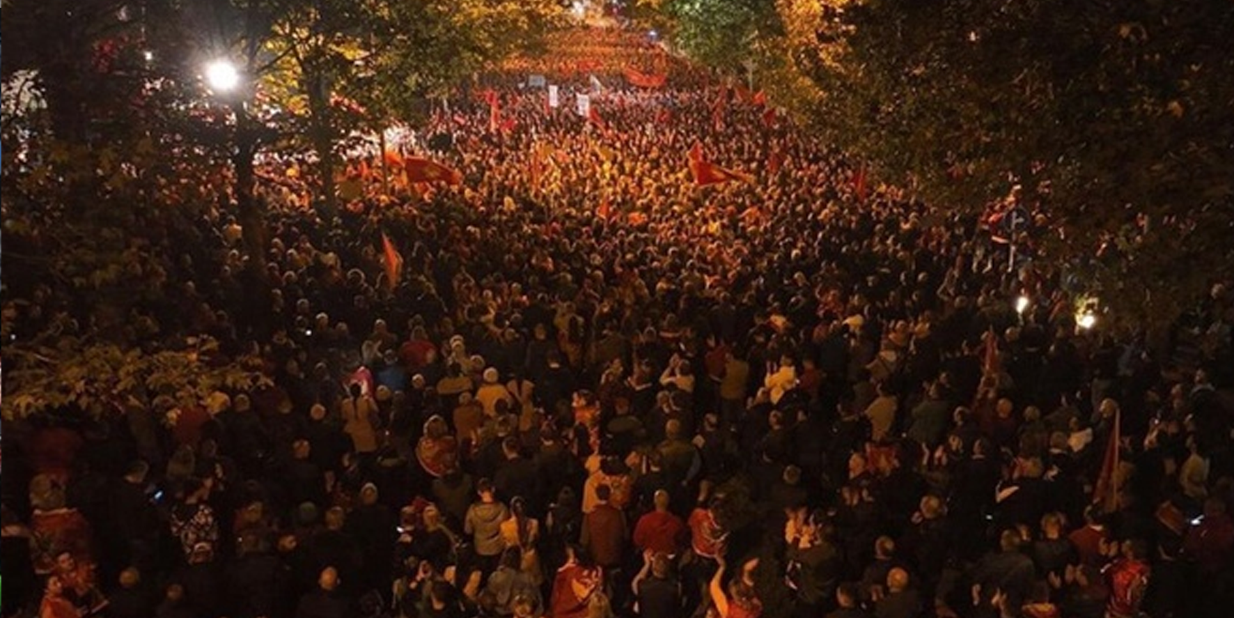 Arnavutluk’ta ekonomik kriz protesto edildi