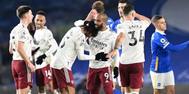 Arsenal haftalar sonra üst üste 2. kez kazandı