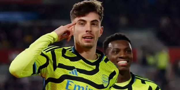 Arsenal, Havertz'in golüyle kazandı