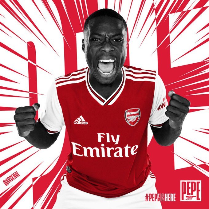 Arsenal, Pepe’yi 80 milyon Euro’ya kadrosuna kattı 