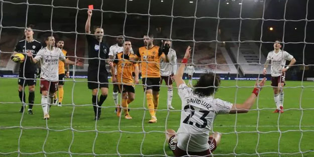 Arsenal Wolverhampton'a diz çöktü