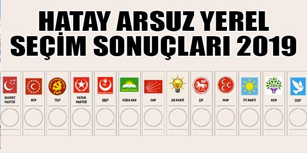 Arsuz yerel seçim 2019 sonuçları Hatay Arsuz belediye seçim sonuçları | Cumhur ittifakı Millet ittifakı oy oranı