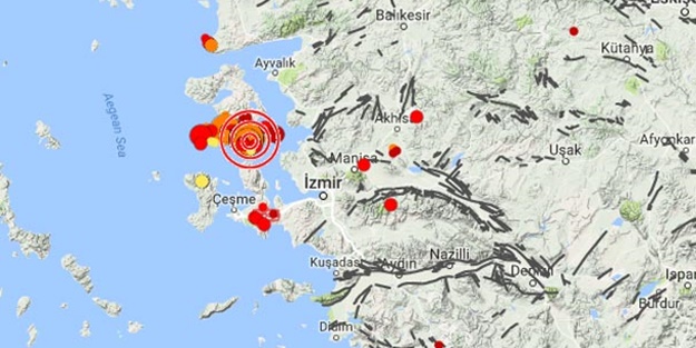 Art arda depremlerle Ege beşik gibi sallanıyor!
