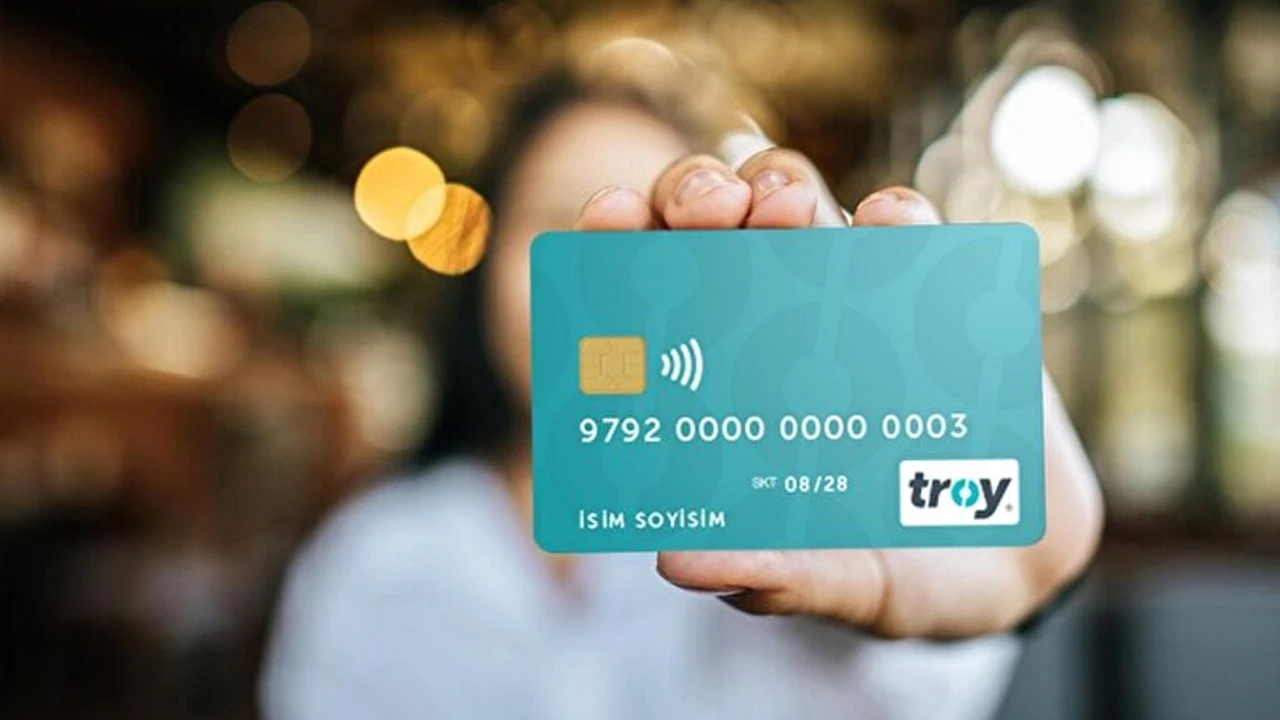 Artık işlemler TROY kart ile gerçekleşecek!
