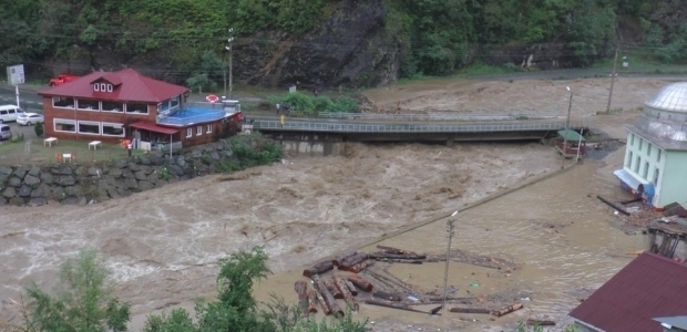 Artvin'de sel felaketi