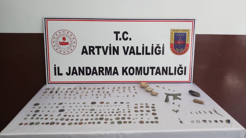 Artvin’de tarihi eser kaçakçılığı 