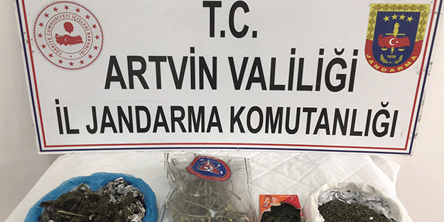 Artvin'de uyuşturucu operasyonu